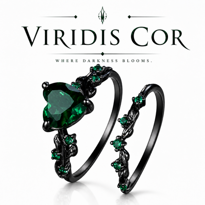 gothic dark couples rings NOXARIS alternative style