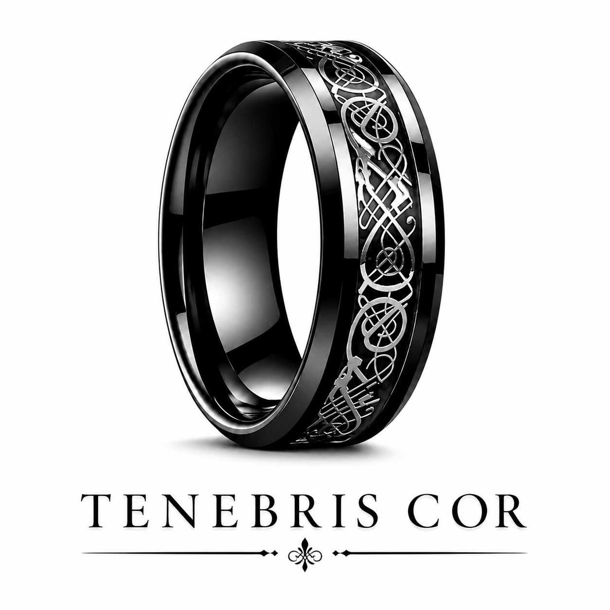 NOXARIS couples rings gothic dark alternative aesthetic