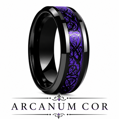NOXARIS matching couples rings dark alternative jewelry set