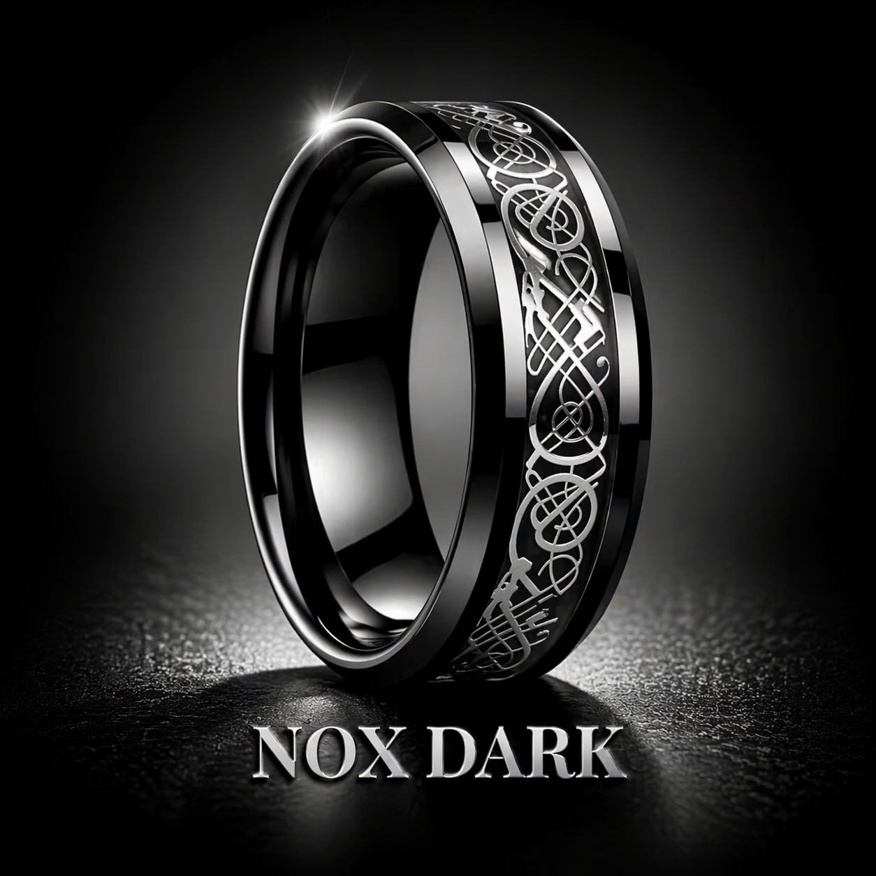 NOXARIS dark alternative couples rings lifestyle shoot